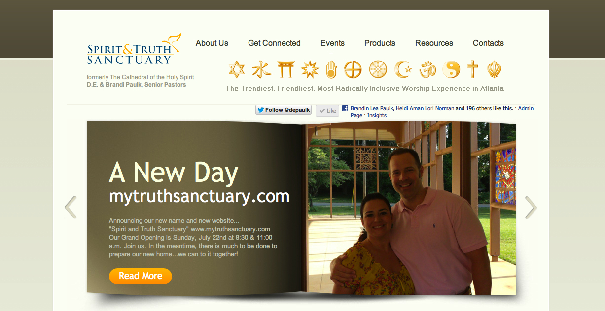 New Website Screenshot www.mytruthsanctuary.com